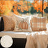 RABUSOFA Outdoor Fall Decor Pillow Covers 18x18 Inch,Waterproof Polka Dots Pumpkin Pillow Cases Set of 4,Thanksgiving Decorative Striped Buffalo P...