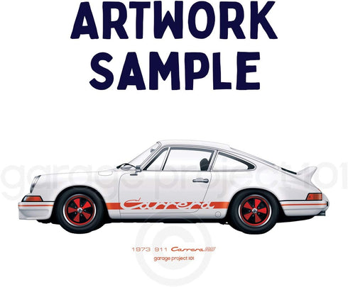 1973 911 Carrera RS (White) illustration Coffee Mug...