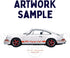 1973 911 Carrera RS (White) illustration Coffee Mug...