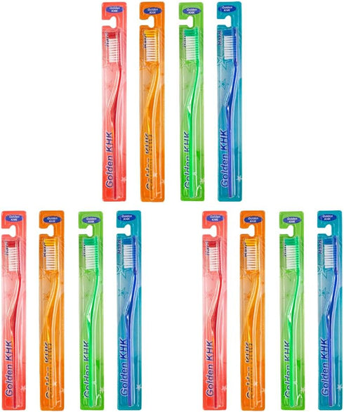 Adult Smoker's Toothbrush Super Hard & Firm Bristles Pack of 12...