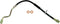 Dorman H620285 Front Driver Side Brake Hydraulic Hose Compatible with Select Ford Models...
