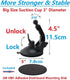 Phone Mount for Car Dash & Windshield, Industrial-Strength Sticky Gel 3" Diameter Suction Cup Car Phone Mount for All Cellphones & More...