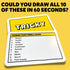 Six Second Scribbles: The frantically Fast and fantastically Fun Drawing Game | A Family Friendly Party Game for Children, Teens and Adults (Six S...
