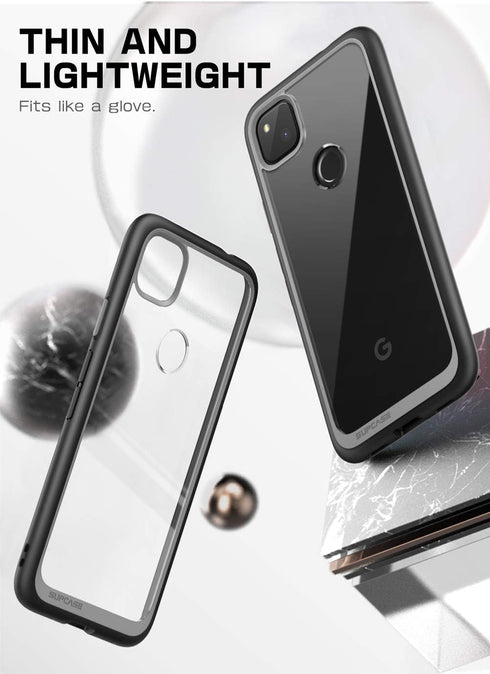 SUPCASE Unicorn Beetle Style Series Case Designed for Google Pixel 4A (2020 Release), Premium Hybrid Protective Case (Black)...