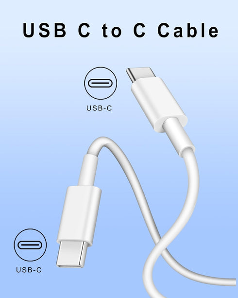 Pixel 8/7/6/5/4/3 Fast Charger, 2Pack 20W USB C Charging Block + 6FT USB C Cable Cord for Google Pixel 8/8 Pro/7/7 Pro/7a, 6a/6/Pro, 5/4/3/2/XL, P...