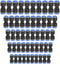Straight Push Connectors, 4/6/8/10/12 mm Quick Release Plastic Push to Connect Fittings Kit, 50 Pcs Air Line Fittings for 5/32 1/4 5/16 3/8 1/2 Tu...
