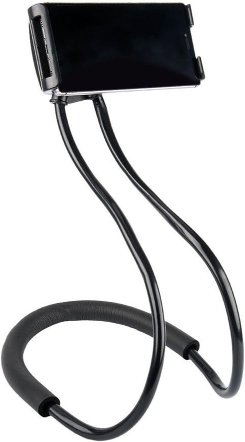 011 Neck Cell Desk Bed,Bike and Motorcycle Mount,Lazy Bracket Mobile Phone Stand Holder (Black)...