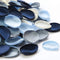 Floroom 300pcs Rose Petals Dusty Blue Navy Faux Silk Flower Petals for Wedding Flower Girl Basket Aisle Scatter Dinner Table Centerpieces Party Co...