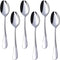 HANSGO Teaspoons Stainless Steel, 6 Piece Dinner Spoons Set 6.7 inches Dessert Spoons Use for Home, Kitchen or Restaurant...