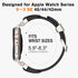 amBand Bands Compatible with Apple Watch 9/8/7 45mm, M1 Sport Series Rugged Durable Strap with Stainless Steel Connector to Match Watch's Metal Ca...