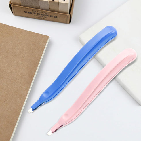 2 PCS Professional Magnetic Staple Remover Puller Staples Remover Staple Removal Tool for School Office Home(Blue, Pink)...