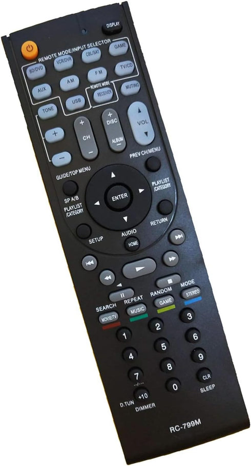AIDITIYMI RC-799M Replacement Remote fit for Onkyo AV Receiver Home Theater HT-S3500 HT-R548 HT-RC330 HTS3500 HTR548 HTRC330 HT-RC430 HTRC430 HT-S...