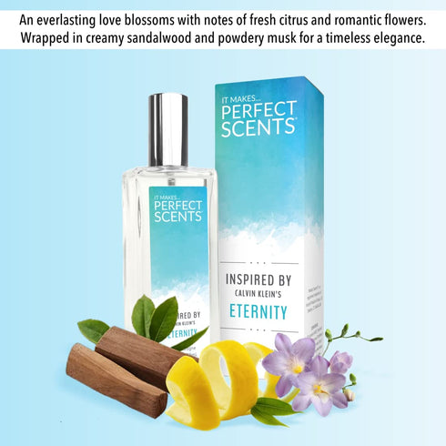 Fragrances | Eternity | Women’s Eau de Toilette | Vegan, Paraben Free | Never Tested on Animals | 2.5 Fluid Ounces White (Pack of 1)...
