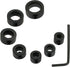 7PCS Drill Stop Bit Collar Set 1/8", 3/16", 1/4", 5/16", 3/8", 7/16", 1/2" with Allen Wrench to Tighten The Stops Set-Screws, Locator Limit Ring, ...