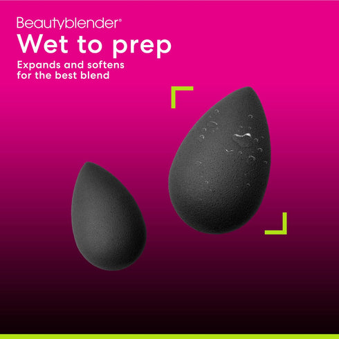 Beautyblender® | Micro Mini Pro Black Beauty Blender Makeup Sponges, Super-Soft Foam Easily Blends Concealers & Highlighters, Made in USA, Reusabl...