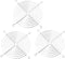 uxcell Metal Fan Guard Protective Grill Case 113mm 4.4 Inch Dia 3 Pcs for PC Ventilator...