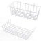 GBYAN Wall Grid Panel Accessories Wire Grid Baskets Shelf Organizer for Wire Board, White...