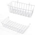 GBYAN Wall Grid Panel Accessories Wire Grid Baskets Shelf Organizer for Wire Board, White...
