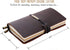 Robrasim Leather Journal Refillable Travelers Notebook, Antique Handmade Leather Writing Diary Notepad, Travel Journal Notebook for Men & Women, M...