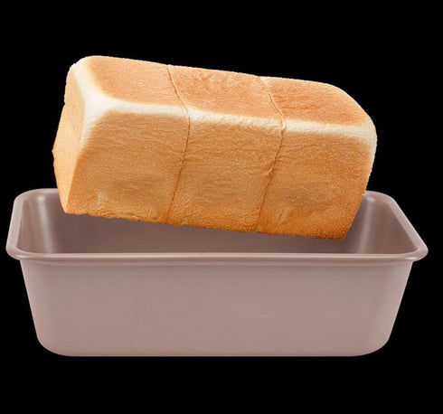 1Lb Bread Toast Baking Loaf Pan Truly Nonstick 9.57 x 5.7Inch (Inner Size 8.1x4.1) Double Thicker Color Evenly Easy Clean Dishwasher Safe Nontoxic...