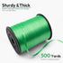 500 Yards 3/16" Crimped Curling Ribbon Dark Green, Balloon String Curly Ribbon 1 Roll for Gift Wrapping, Birthday Wedding Party Festival Decoratio...