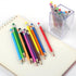 Colored Mechanical Pencil 12pcs, with extra 24pcs colored lead, 2.6mm...