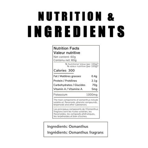 TooGet Fragrant Osmanthus Fragrans Herb Loose Leaf Tea 100% Natural Dried Osmanthus Flower Herbal Tea Top Grade - 2 OZ...