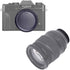 Fuji X Front Body Cap & Rear Lens Cap Cover for Fujifilm X-T5 X-T4 X-T3 X-T1 X-T2 X-S10 X-T30 X-T20 X-T10 X-H2 X-H2S X-H1 X-T200 X-T100 X-PRO3 Mor...