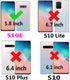 Phone Case for Samsung Galaxy S10e Wallet Cover with Crossbody Strap Leather Card Holder Flip Cases Lanyard Kickstand Credit Slots Magnetic Clasp ...