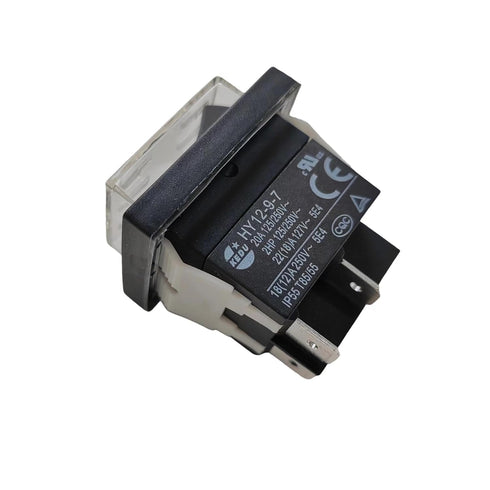 HY12-9-7 Push Button Switch with Waterproof Cover Compatible with KEDU HY12-9-7 HY12-9-4 Saba CB-52 Fridge 125/250V 20A 4-Pin (2)...