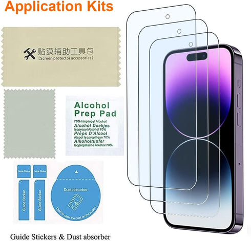 iPhone 14 Pro Blue Light Screen Protector iPhone 14 Pro Screen Protector 6.1inch.Anti Blue Light Tempered Glass Film for iPhone 14 pro 3-Pack......