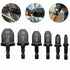 6PCS HVAC Swaging Tool, HVAC Repairing Set Air Conditioner Copper Tube Expander Drill Bit Soft Copper tubing Tool bit with 1/4''? 3/8''?1/2''? 5/8...