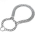 Dog Choker Collar Martingale Collar Training Double Row Chain Heavy Duty Collar for Medium Large Dogs (M-16” (suitable for neck 11-14"))...
