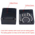 2 Pack Project Box IP65 Waterproof Junction Box ABS Plastic Black Electrical Boxes DIY Electronic Project Case Power Enclosure 4.53"x3.54"x2.17"(1...