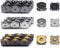 SEMINI 30 Sets Magnetic Snaps Button for Purse Handbag Wallet Overcoat Bag Mixed 3 Colors Fasteners Snap Buttons (A078 15mm)...