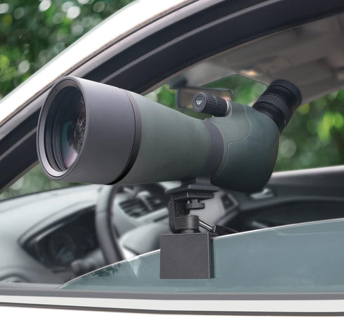 Adjustable Car Window Mount for Spotting Scope Monocular Binocular with Standard 1/4-20 Threads...