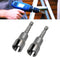 2 PCS Butterfly Hole Socket Wrench, Hex Shank Nut, Power Wing Nut Driver, Universal Automobile Accessories, for Most Cars, Trucks and Vans (Silver...