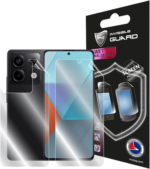 IPG for Xiaomi Redmi Note 13 PRO FULL BODY Hydrogel Protector Invisible Touch Screen Sensitive Ultra HD Clear Film Anti Scratch Skin Guard - Smoot...