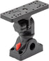 Extreme Max 3006.8661 Universal Fish Finder Head Unit Boat/Fishing Rod Holder Mount for Screens Up to 9" with Pivoting Bracket (Rectangle Mount)...