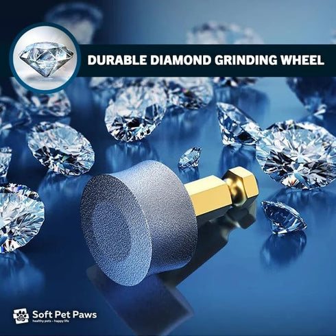 Dog Nail Grinder Replacement Head - Diamond Grinding Bit...