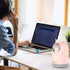 Cute Pet Humidifier with Two Spray Modes, 300ml Water Tank Lasts Up to 10 Hours, 7 Color LED Lights Changing, Waterless Auto Shut-off for Bedroom,...