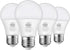 A19 LED Light Bulb, 75W Equivalent LED Bulb, 11W 4000K Neutral White, 1100 Lumens, Non-Dimmable Light Bulbs, CRI 85+, No Flicker E26 Base Bulbs fo...