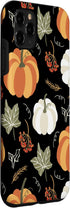 iPhone 11 Pro Max Autumn falling leaves and pumpkin spice harvest happy fall Case...