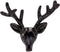 Knighthood Brooch Pin Deer Reindeer Head Lapel Animal Pin for Suit (Black) Jewelry Christmas Winter Party Unisex Gifts Costume Decorations...
