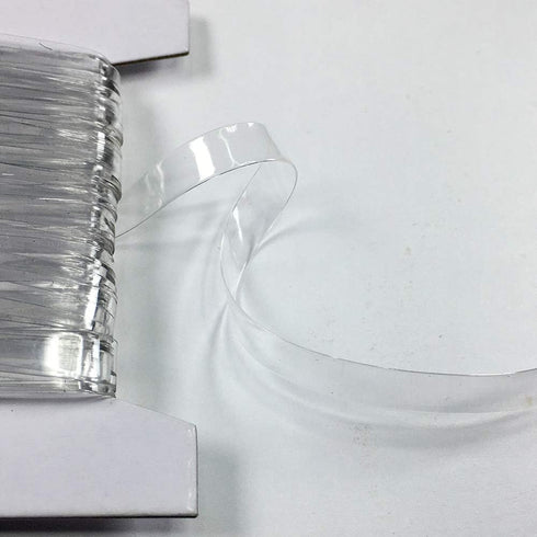 30-Yards Clear Elastic Stretch Light Weight Transparent Stretch Elastic for Underwear, Swimwear, Sportwear, Masks, TR-12220 (6mm)...
