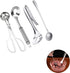 4 Pcs Meatball Spoon Set Meatball Making Tool Non-Stick Meatball Maker Meatball Scoops with Long Handle for Kitchen DIY Cooking...