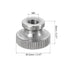uxcell Knurled Thumb Nuts, 4Pcs M4 x D12mm x H8mm Stainless Steel Round Knobs Fasteners Blind Hole Hand Screw Nut Silver for 3D Printer Parts, Mac...