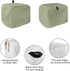 Toaster Cover 2 Slice, Soild Color Sage Green Bread Maker Cover Toaster Dust Cover with Pockets, Dust-Proof Cover for Kitchen Small Appliance 12x7...