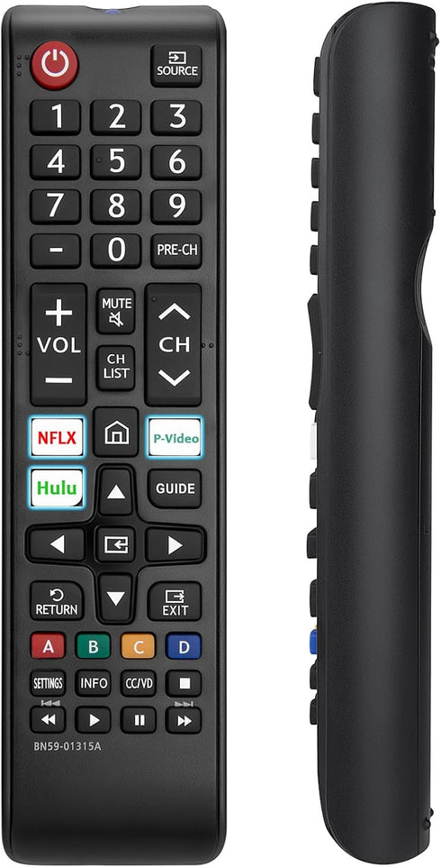 Replacement BN59-01315A BN59-01315J Remote Control Compatible with Samsung 4K Crystal UHD 6/7/8/9/TU-7000 Series Smart TV(BN59-01315E)...