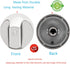 GE Cafe Range Burner Control Knob Replacement Part WB03X25889 for CGP350 & CGP350 Series, Replace WB03T10329, WB03X25889, 4920893, GEHWB03X25889, WB03X32194